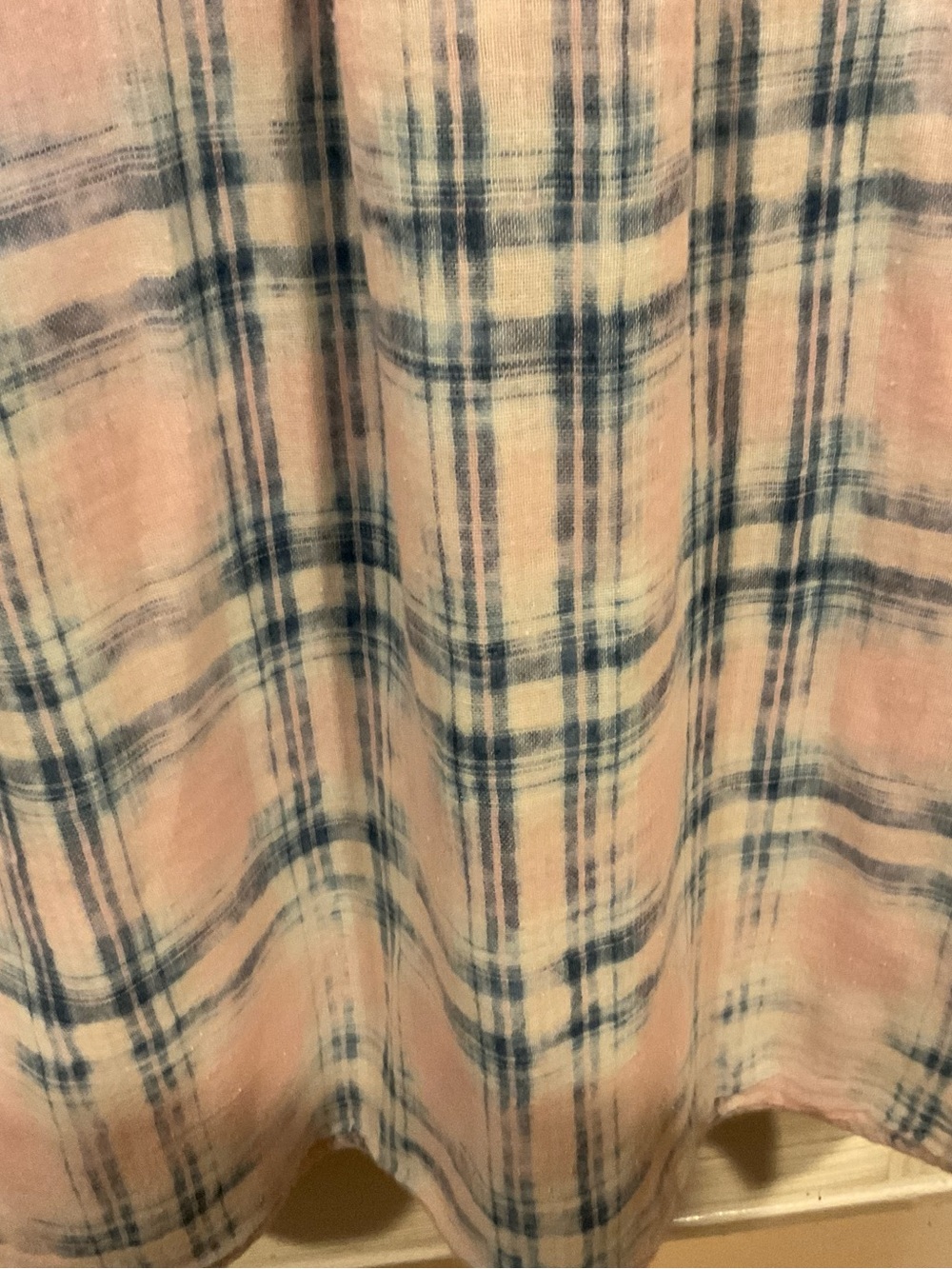 cloth & stone Pink and Blue Plaid Lightweight Button-Up - Picture 4 of 10